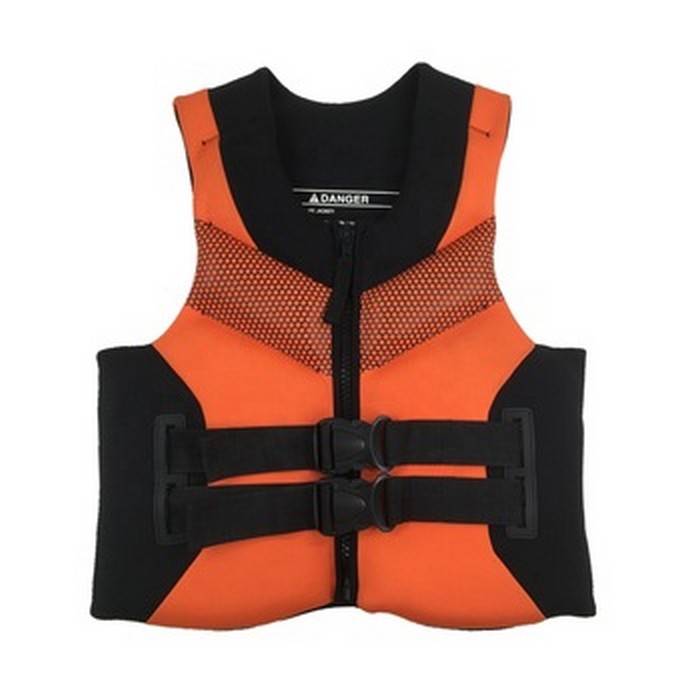 Neoprene Swim Life Vest Jacket With Front Zipper For Adult